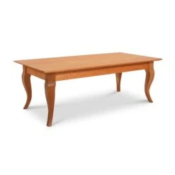 French Country Solid Wood Rectangular Coffee Table - Handmade in Vermont