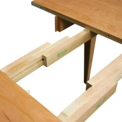 Round French Country Extension Dining Table with 18-Inch Leaf -VERMONT WOODS French Country Round Extension Table 2