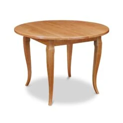 French Country Round Solid Wood Dining Table