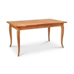 French Country Solid Wood Dining Table - Custom Handcrafted Hardwood -VERMONT WOODS French Country Solid Top Table 42x60 Natural Cherry