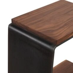 Modern Geometric Side Table with Solid Hardwood and Steel Frame 25 Modern Geometric Side Table with Solid Hardwood and Steel Frame -VERMONT WOODS G Table 7