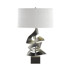 Hubbardton Forge Gallery Two Fold Table Lamp 30 Hubbardton Forge Gallery Two Fold Table Lamp -VERMONT WOODS Gallery Two Fold Table Lamp Natural Iron Natural Anna