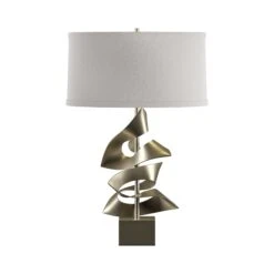 Hubbardton Forge Gallery Two Fold Table Lamp 35 Hubbardton Forge Gallery Two Fold Table Lamp -VERMONT WOODS Gallery Two Fold Table Lamp Soft Gold Flax