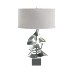 Hubbardton Forge Gallery Two Fold Table Lamp 33 Hubbardton Forge Gallery Two Fold Table Lamp -VERMONT WOODS Gallery Two Fold Table Lamp Vintage Platinum Flax