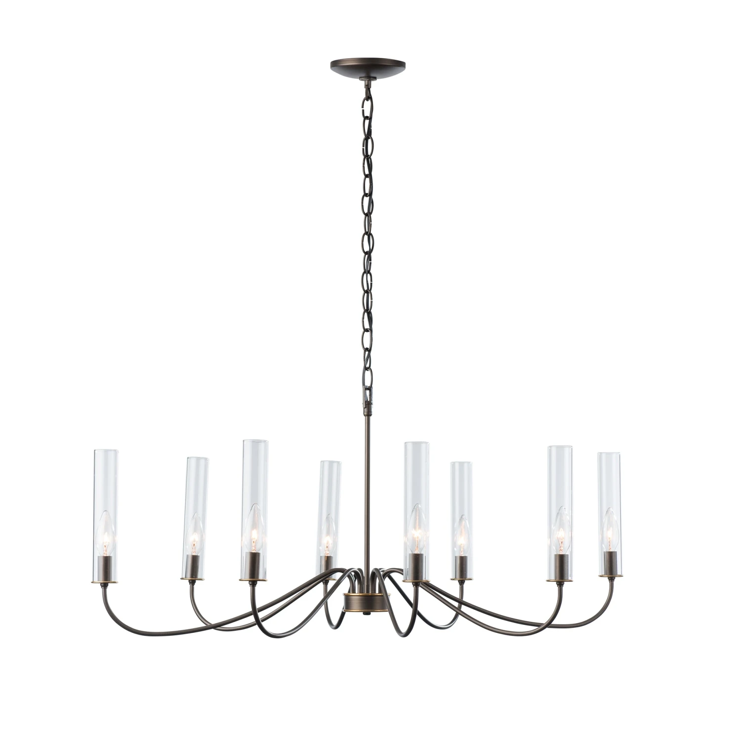 Hubbardton Forge Grace 8-Arm Chandelier 3 Hubbardton Forge Grace 8-Arm Chandelier