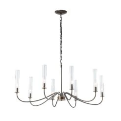 Hubbardton Forge Grace 8-Arm Chandelier 6 Hubbardton Forge Grace 8-Arm Chandelier -VERMONT WOODS Grace Chandelier 1