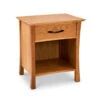 Green Mountain 1-Drawer Enclosed Shelf Nightstand -VERMONT WOODS Green Mountain 1 Drawer Enclosed Shelf Nightstand
