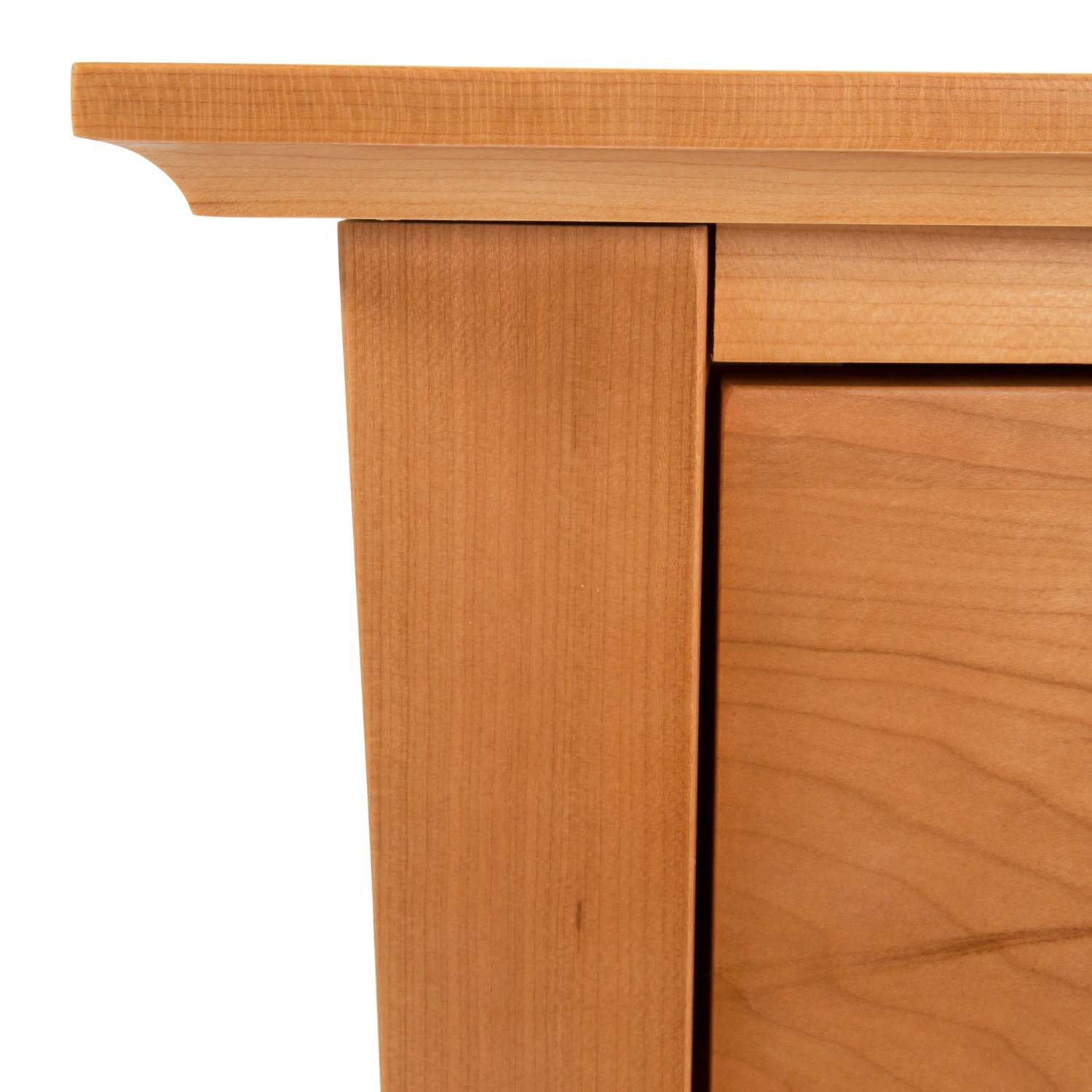 Green Mountain 1-Drawer Open Shelf Nightstand - Handcrafted Wood Bedside Table 7 Green Mountain 1-Drawer Open Shelf Nightstand - Handcrafted Wood Bedside Table - Image 5