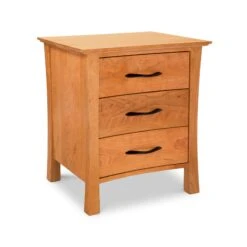 Green Mountain 3-Drawer Nightstand: Sustainable Vermont Craftsmanship