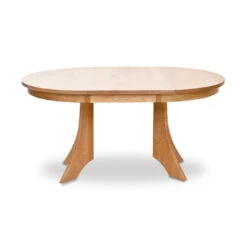 Hampton Solid Wood Split Pedestal Extension Dining Table 8 Hampton Solid Wood Split Pedestal Extension Dining Table -VERMONT WOODS Hampton Round Split Pedestal Extension Table 36 Inch Natural Maple