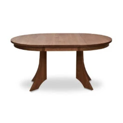 Hampton Solid Wood Split Pedestal Extension Dining Table 9 Hampton Solid Wood Split Pedestal Extension Dining Table -VERMONT WOODS Hampton Round Split Pedestal Extension Table 36 Inch Natural Walnut