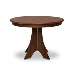 Hampton Solid Wood Round Split Pedestal Dining Table 9 Hampton Solid Wood Round Split Pedestal Dining Table -VERMONT WOODS Hampton Round Split Pedestal Solid Top Table 36 Inch Natural Walnut