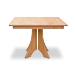 Hampton Solid Wood Square Pedestal Dining Table 8 Hampton Solid Wood Square Pedestal Dining Table -VERMONT WOODS Hampton Square Split Pedestal Solid Top Table 42 Inch Natural Maple