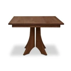 Hampton Solid Wood Square Pedestal Dining Table 9 Hampton Solid Wood Square Pedestal Dining Table -VERMONT WOODS Hampton Square Split Pedestal Solid Top Table 42 Inch Natural Walnut