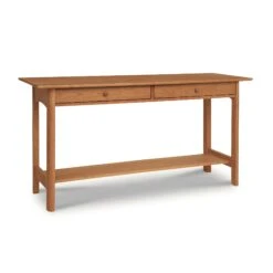 Heartwood Shaker Solid Wood 2-Drawer Console Table