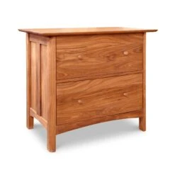 Heartwood Shaker Style 2-Drawer Lateral File Cabinet -VERMONT WOODS Heartwood Shaker 2 Drawer Lateral File Cabinet Natural Cherry
