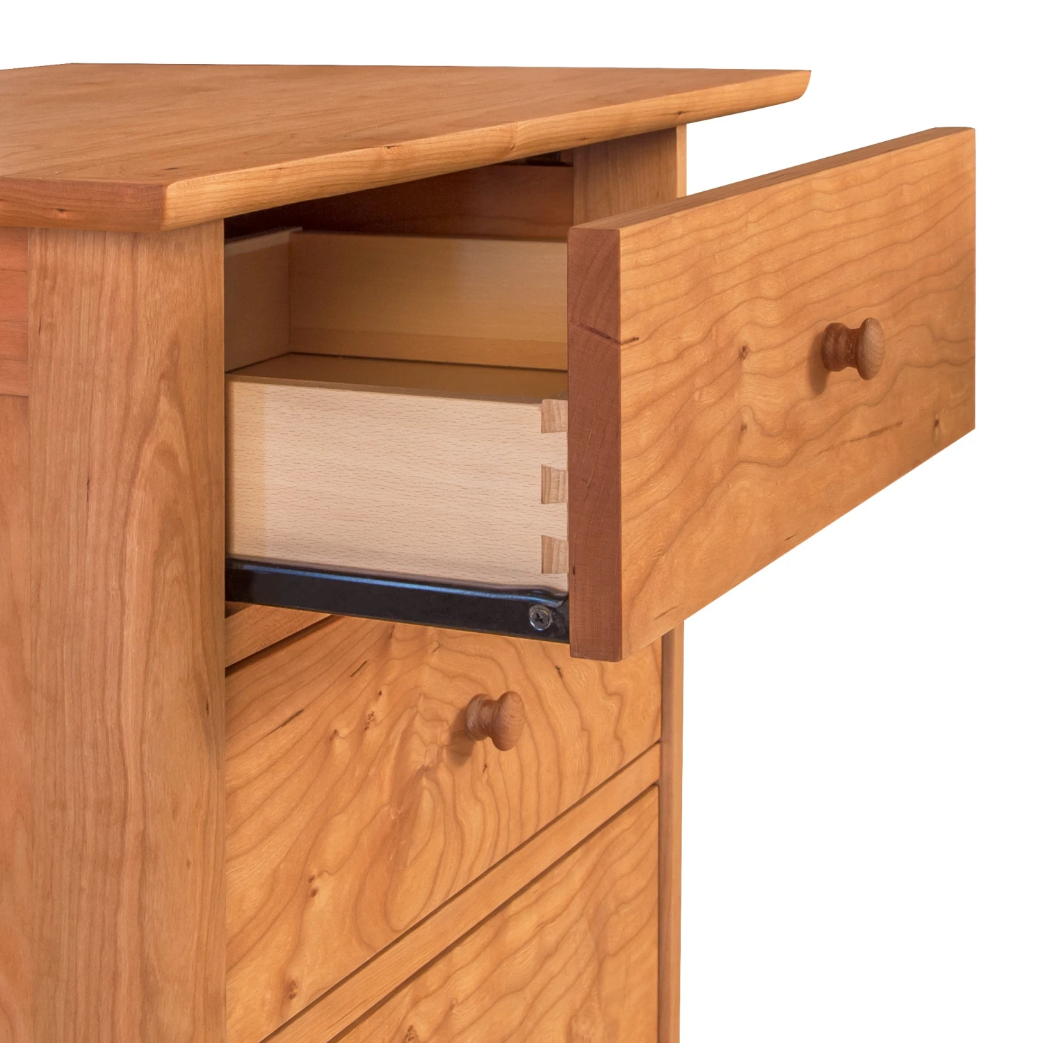 Heartwood Shaker 3-Drawer Nightstand - Handcrafted Solid Wood 5 Heartwood Shaker 3-Drawer Nightstand - Handcrafted Solid Wood - Image 3