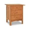 Heartwood Shaker 3-Drawer Nightstand - Handcrafted Solid Wood -VERMONT WOODS Heartwood Shaker 3 Drawer Nightstand f658f3ce 7074 4f06 a4dd ea5e839f200a