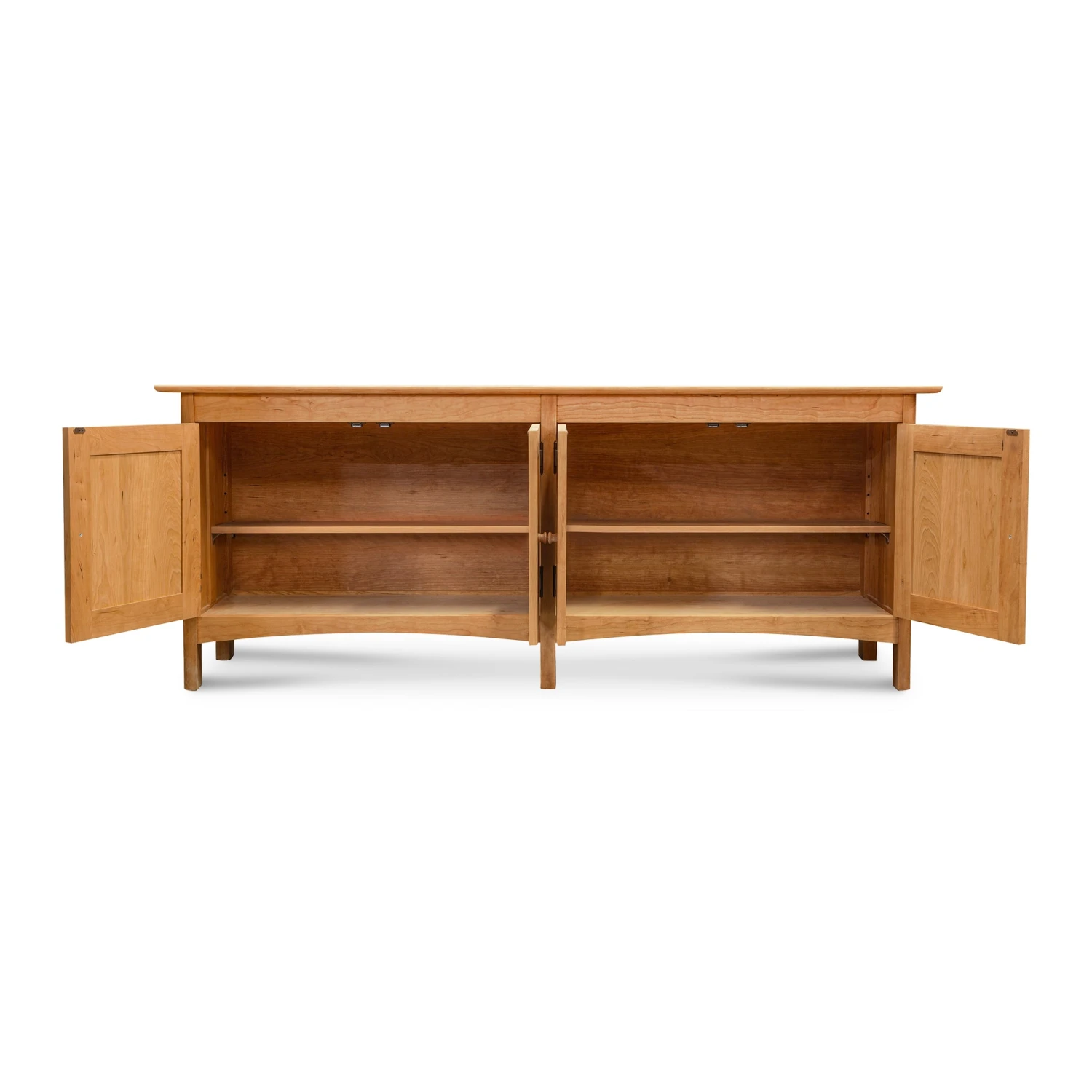Heartwood Shaker 4-Door Extra Wide Solid Wood Console Bookcase 5 Heartwood Shaker 4-Door Extra Wide Solid Wood Console Bookcase - Image 3
