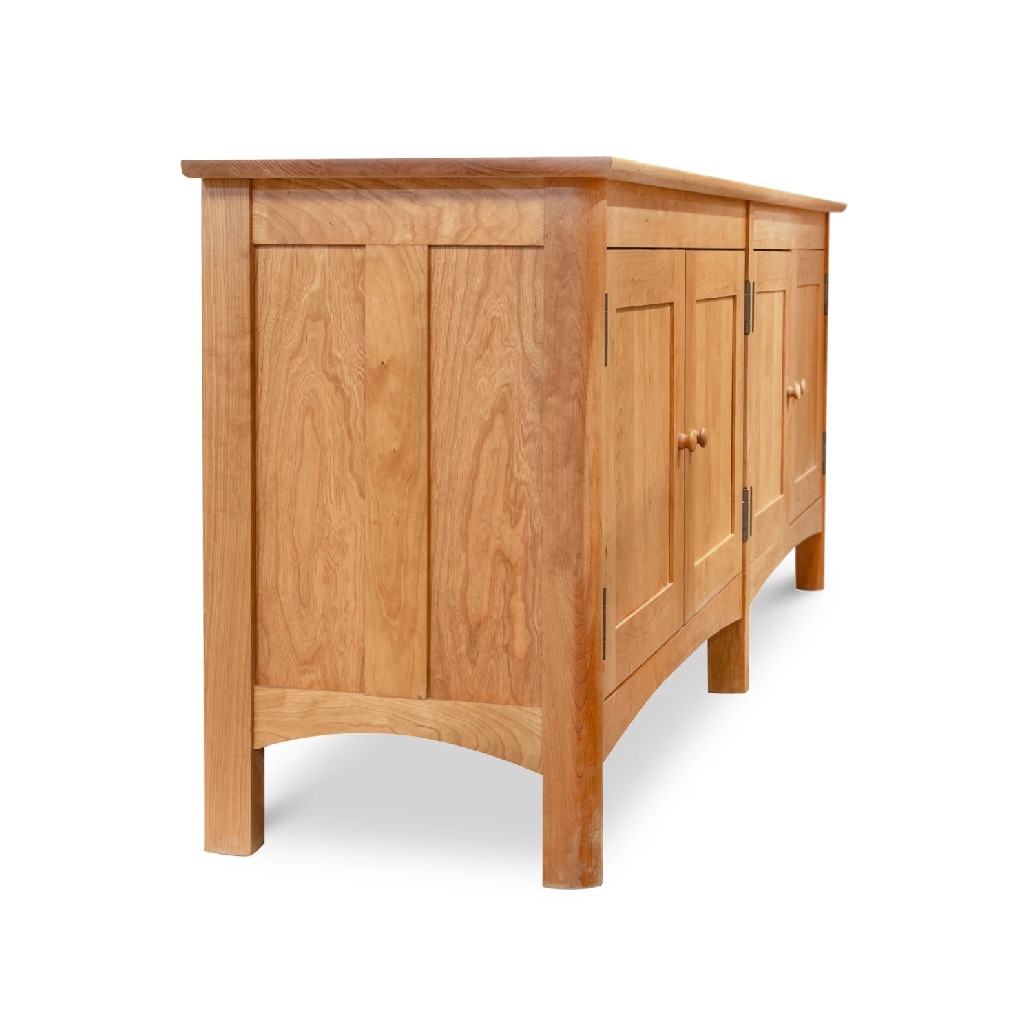 Heartwood Shaker 4-Door Extra Wide Solid Wood Console Bookcase 6 Heartwood Shaker 4-Door Extra Wide Solid Wood Console Bookcase - Image 4