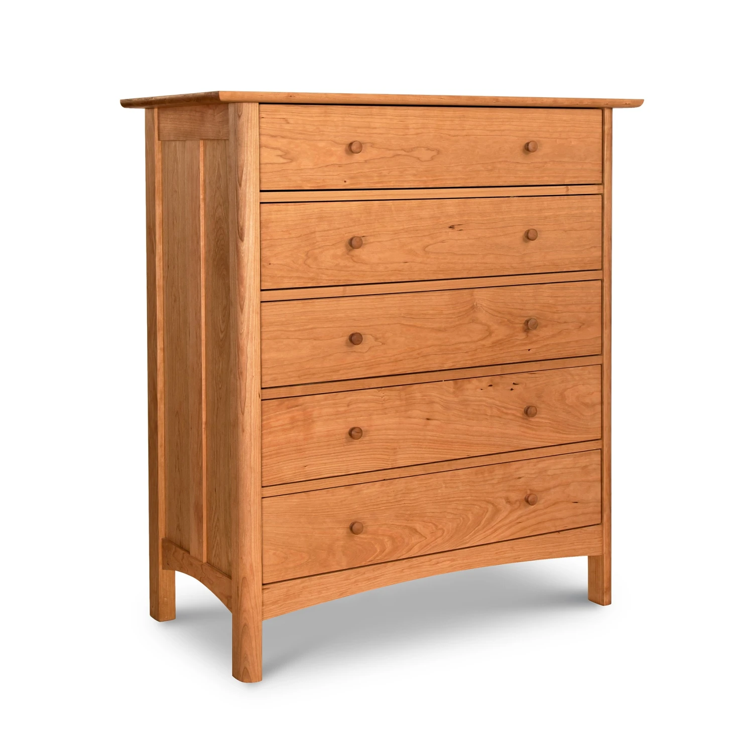 Heartwood Shaker 5-Drawer Solid Hardwood Chest 3 Heartwood Shaker 5-Drawer Solid Hardwood Chest