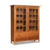 Heartwood Shaker China Cabinet and Glass Door Bookcase