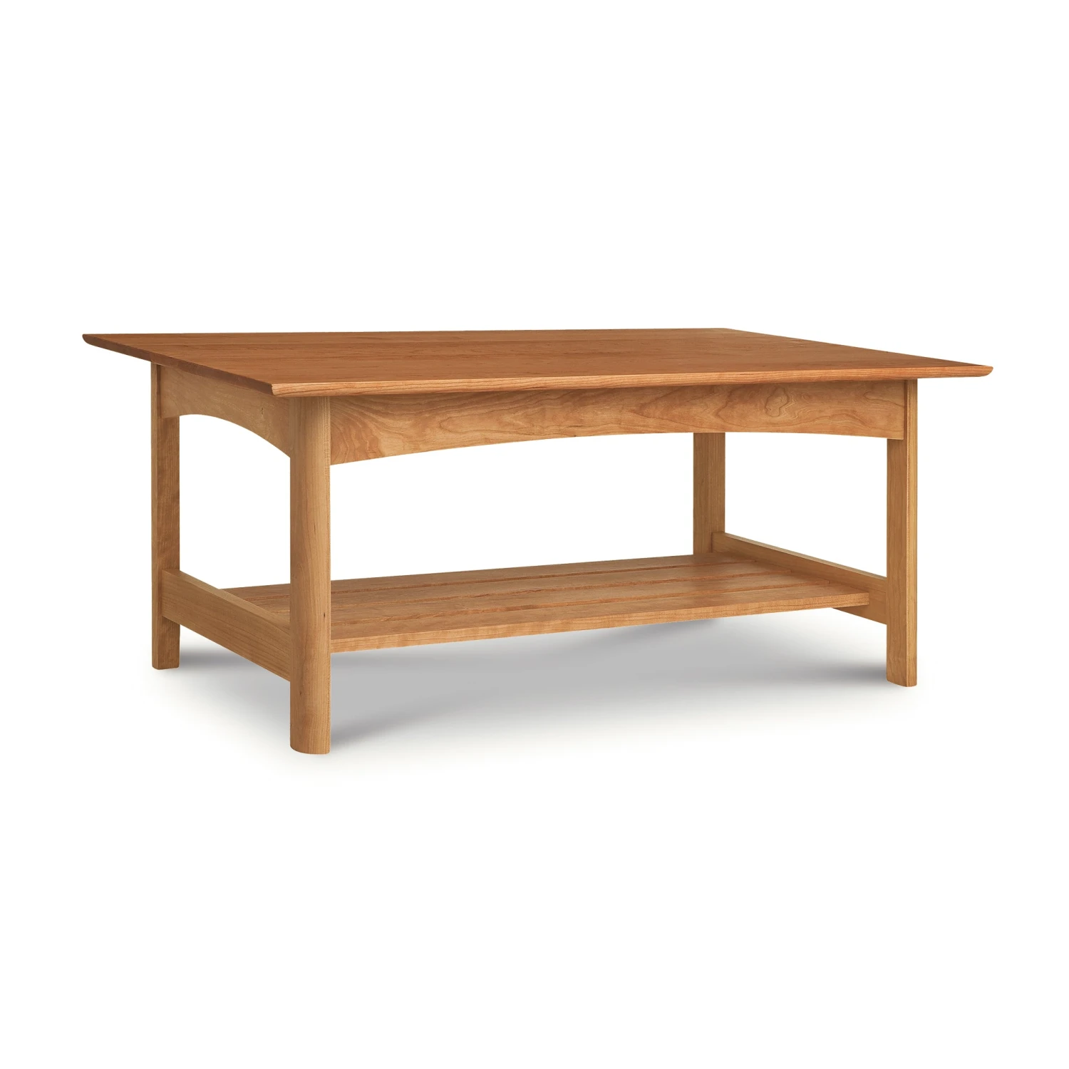 Heartwood Shaker Coffee Table - Handcrafted Solid Wood 4 Heartwood Shaker Coffee Table - Handcrafted Solid Wood - Image 2