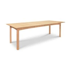 Heartwood Shaker Solid Wood Extension Dining Table 12 Heartwood Shaker Solid Wood Extension Dining Table -VERMONT WOODS Heartwood Shaker Extension Rectangular Table 40x60 2 Ext Natural Maple