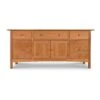 Heartwood Shaker Solid Hardwood File Credenza 1 Heartwood Shaker Solid Hardwood File Credenza -VERMONT WOODS Heartwood Shaker File Credenza 1