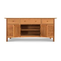 Heartwood Shaker Solid Hardwood File Credenza -VERMONT WOODS Heartwood Shaker File Credenza 2