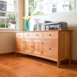 Heartwood Shaker Solid Hardwood File Credenza -VERMONT WOODS Heartwood Shaker File Credenza Life 1