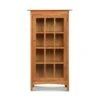 Heartwood Shaker Glass Door Bookcase - Handcrafted in Vermont -VERMONT WOODS Heartwood Shaker Glass Door Bookcase