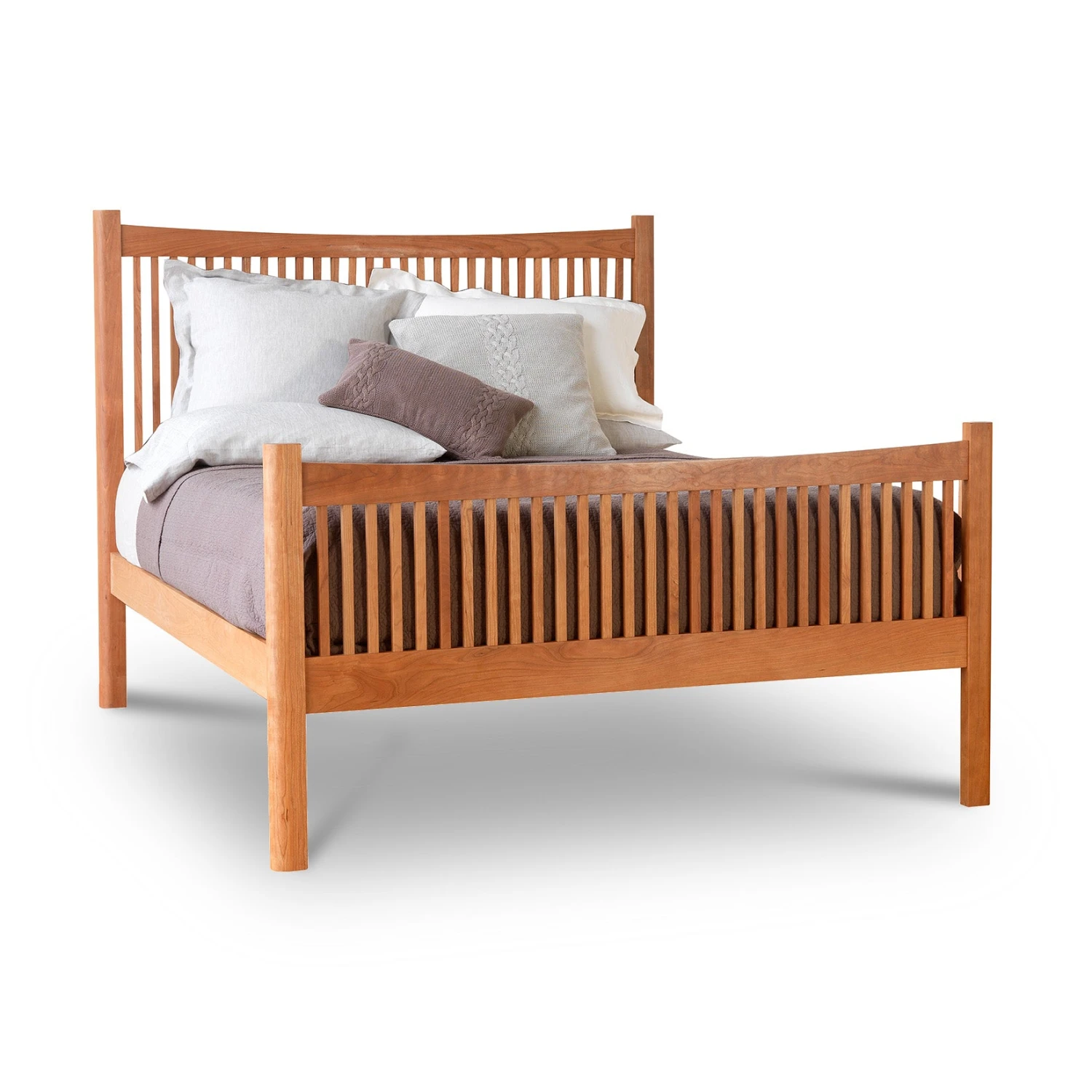 Heartwood Shaker High Footboard Bed - Handcrafted Solid Wood Frame 3 Heartwood Shaker High Footboard Bed - Handcrafted Solid Wood Frame