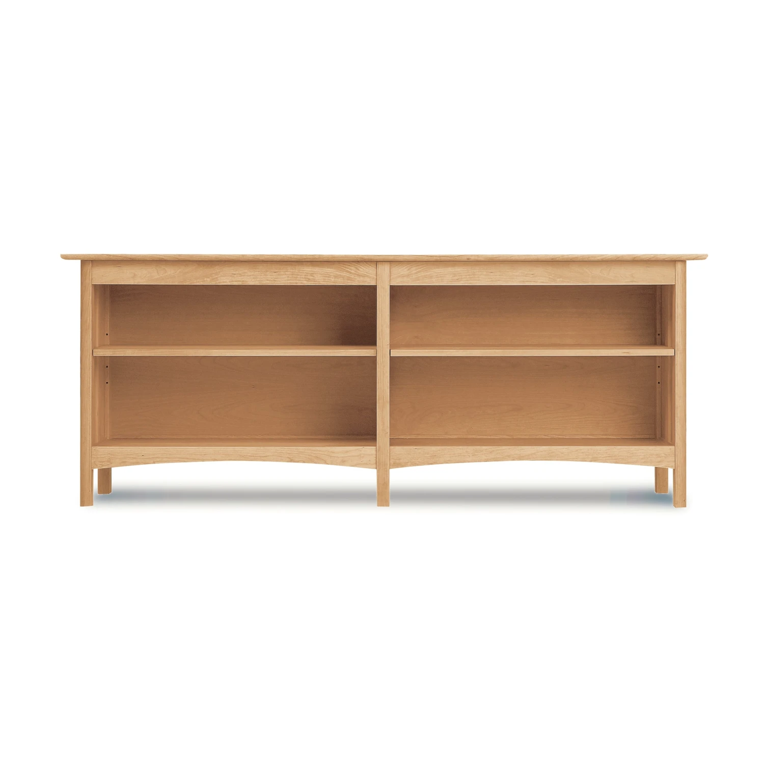 Heartwood Shaker Open Console Bookcase - Handcrafted Solid Wood 5 Heartwood Shaker Open Console Bookcase - Handcrafted Solid Wood - Image 3