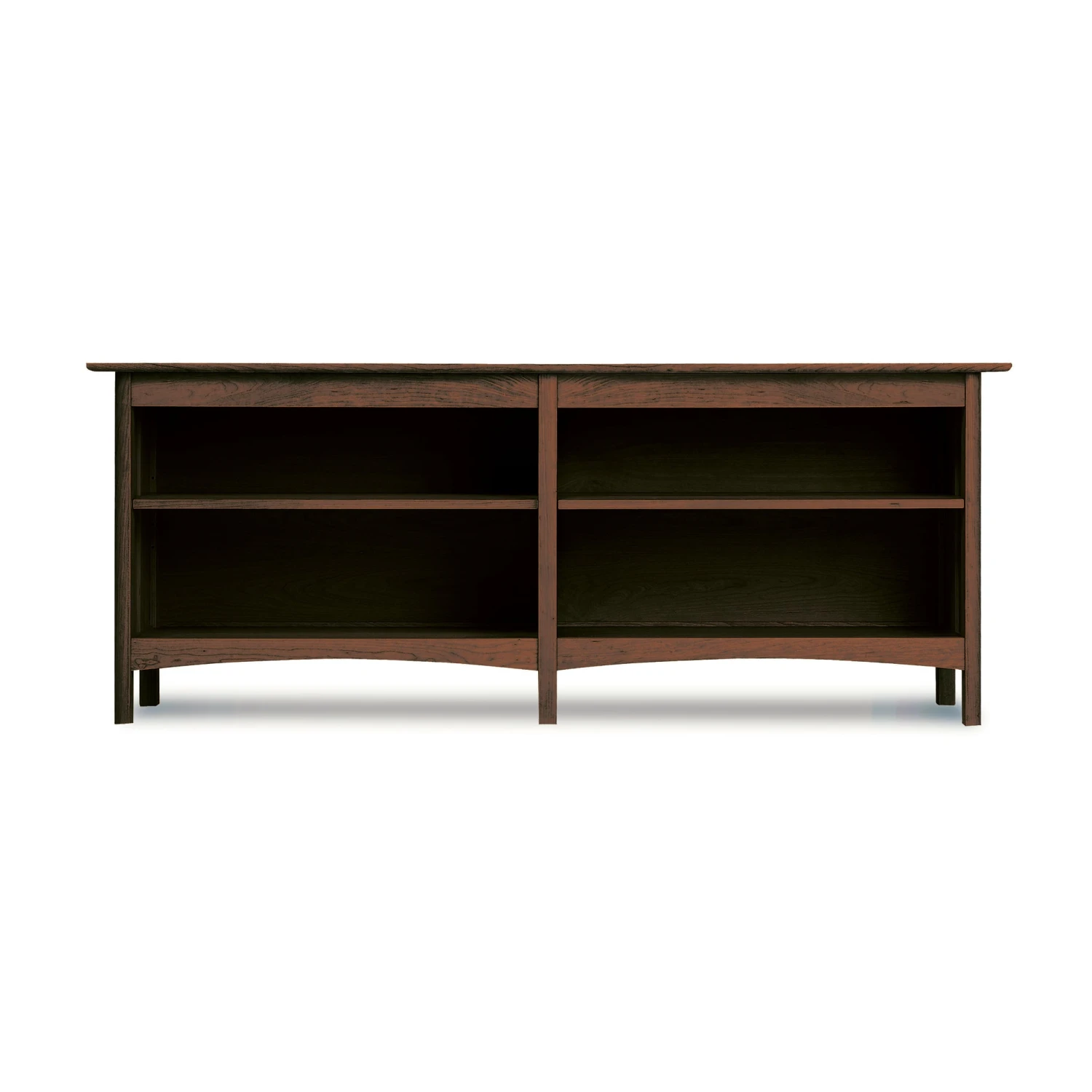 Heartwood Shaker Open Console Bookcase - Handcrafted Solid Wood 6 Heartwood Shaker Open Console Bookcase - Handcrafted Solid Wood - Image 4