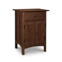 Heartwood Shaker Solid Wood Short Storage Chest -VERMONT WOODS Heartwood Shaker Short Storage Chest Natural Walnut