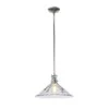 Hubbardton Forge Henry Medium Glass Shade Pendant 1 Hubbardton Forge Henry Medium Glass Shade Pendant -VERMONT WOODS Henry Glass Shade Pendant