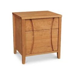 Solid Wood 1-Drawer Nightstand with Storage Door - Holland Collection