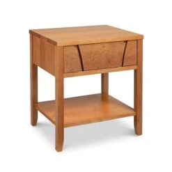 Holland 1-Drawer Open Shelf Nightstand