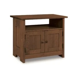 Homestead Small Solid Wood TV Stand - Handcrafted in Vermont -VERMONT WOODS Homestead Small TV Stand Natural Walnut