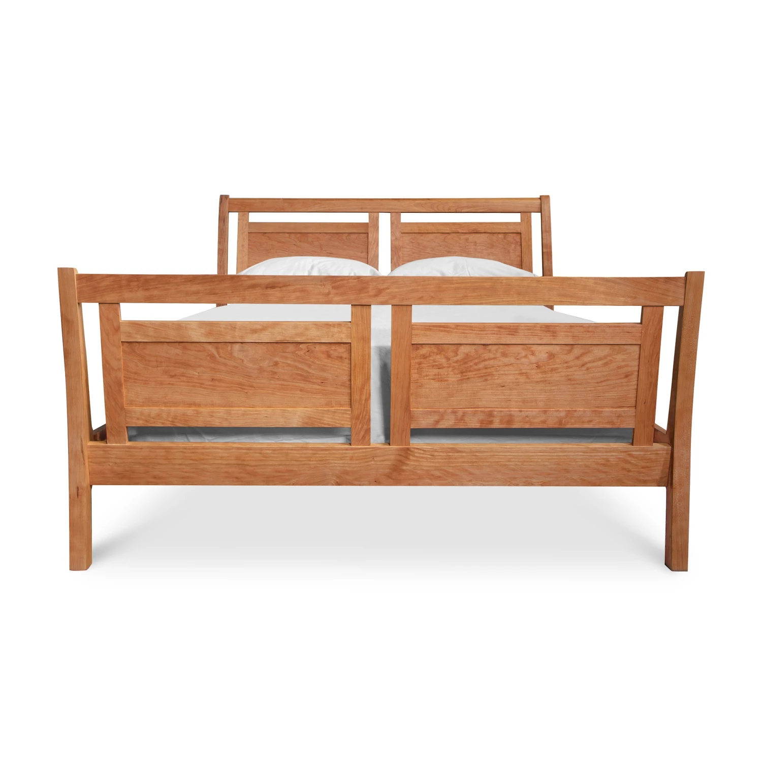 Handcrafted Solid Wood Incline Sleigh Bed 4 Handcrafted Solid Wood Incline Sleigh Bed - Image 2