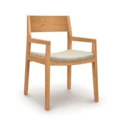 Solid Cherry Wood Dining Chair - Modern Iso Collection -VERMONT WOODS Iso Cherry Arm Chair