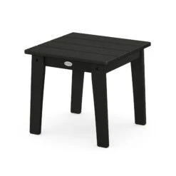 POLYWOOD Lakeside 18" End Table -VERMONT WOODS Lakeside 18 Inch End Table CTL19BL Black