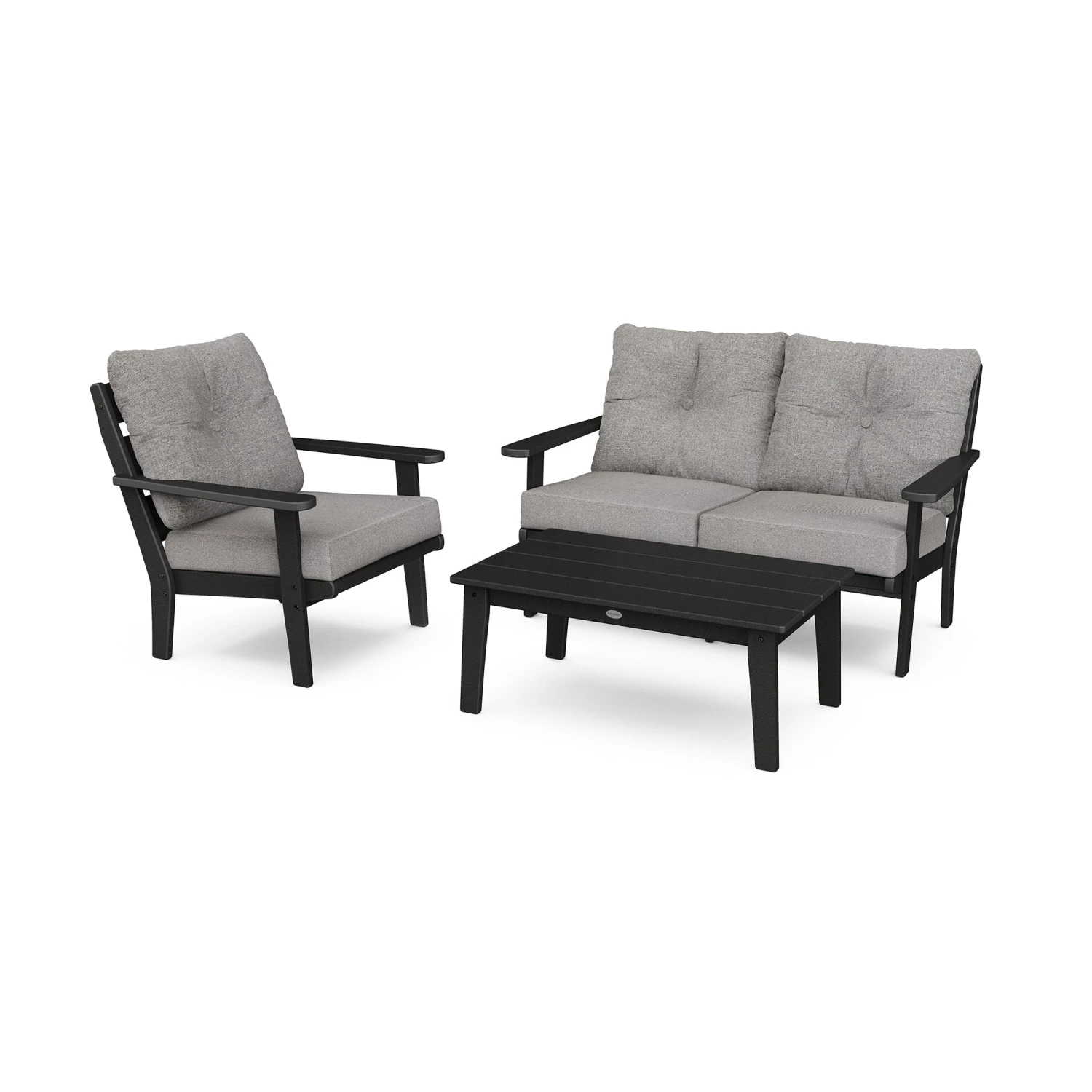 POLYWOOD Lakeside 3-Piece Deep Seating Set 3 POLYWOOD Lakeside 3-Piece Deep Seating Set