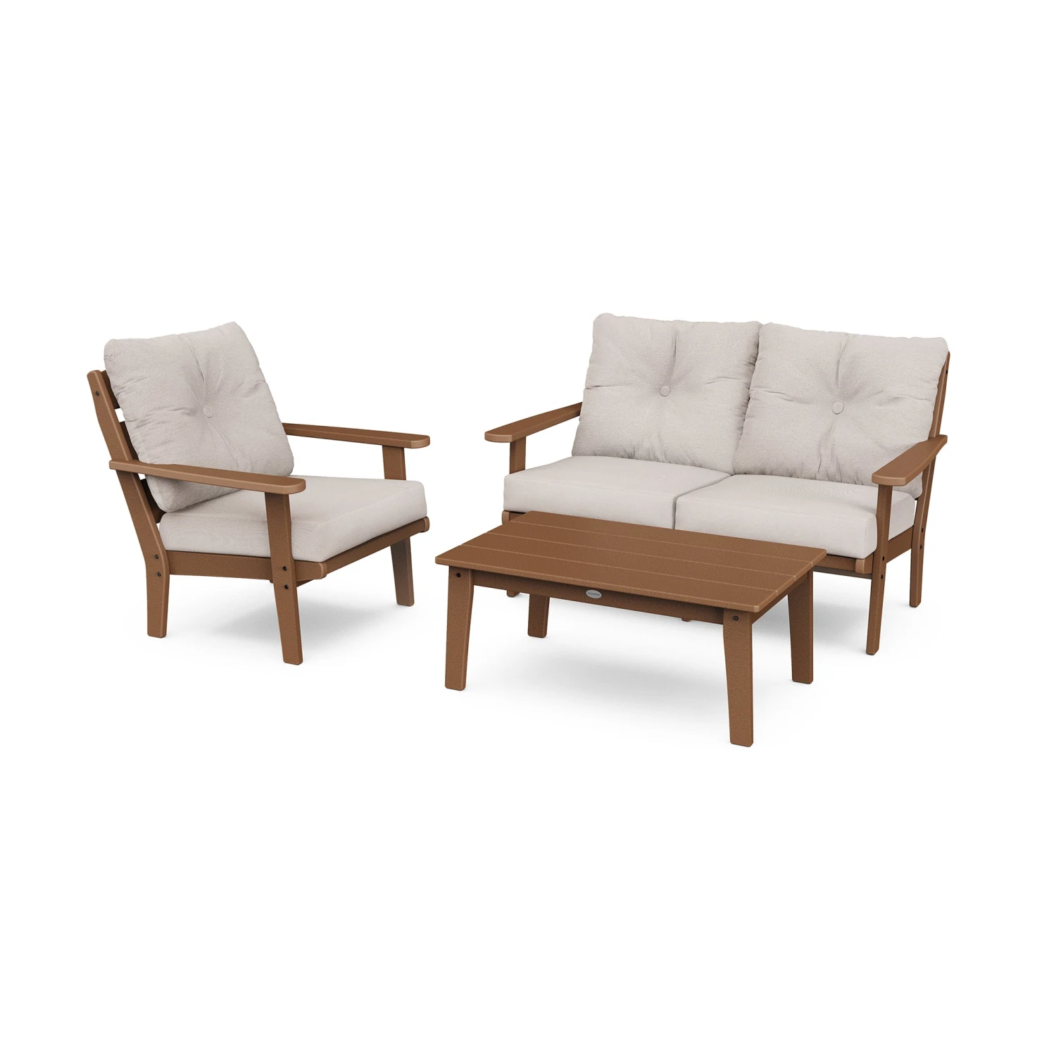 POLYWOOD Lakeside 3-Piece Deep Seating Set 6 POLYWOOD Lakeside 3-Piece Deep Seating Set - Image 4