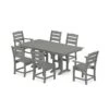 POLYWOOD Lakeside 7-Piece Farmhouse Dining Set -VERMONT WOODS Lakeside 7 Piece Farmhouse Dining Set