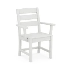 POLYWOOD Lakeside Dining Arm Chair 17 POLYWOOD Lakeside Dining Arm Chair -VERMONT WOODS Lakeside Dining Arm Chair TLD200WH White