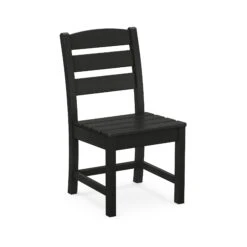 POLYWOOD Lakeside Dining Side Chair 13 POLYWOOD Lakeside Dining Side Chair -VERMONT WOODS Lakeside Dining Side Chair TLD100BL Black
