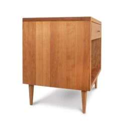 Larssen 1-Drawer Wide Nightstand -VERMONT WOODS Larssen 1 Drawer Enclosed Shelf Wide Nightstand 2