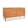 Larssen 6-Drawer Solid Wood Double Dresser 2 Larssen 6-Drawer Solid Wood Double Dresser -VERMONT WOODS Larssen 6 Drawer Dresser